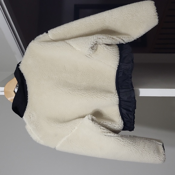 3.1 Phillip Lim Off white Merino series sherpa cropped bomber jacket - Picture 8 of 8